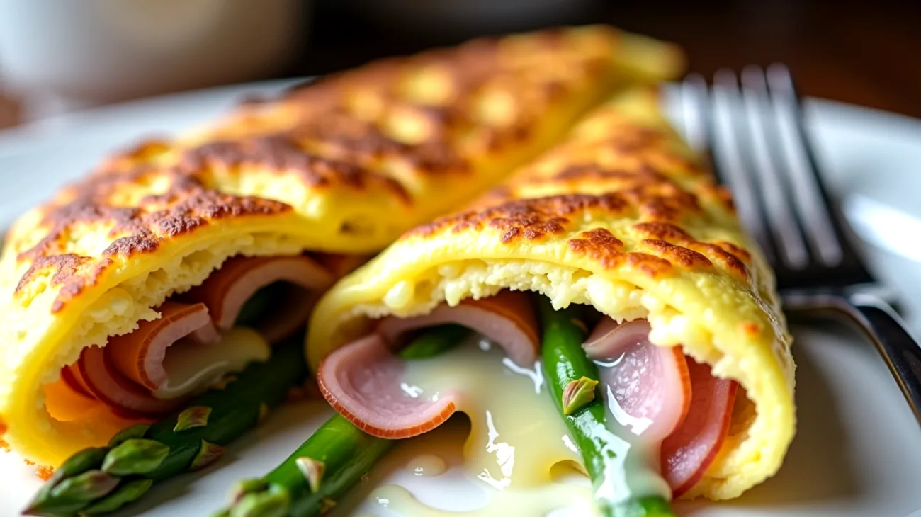 Asparagi speck frittata"