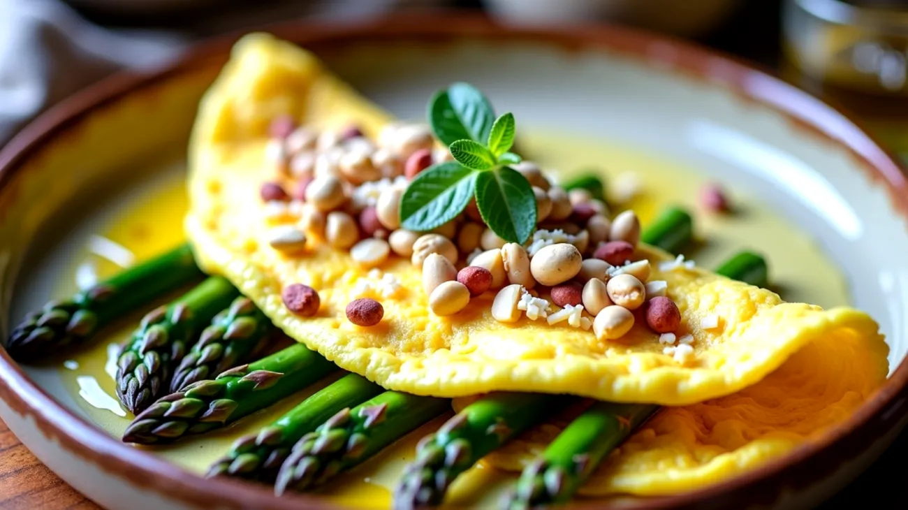Frittata pecorino asparagi"