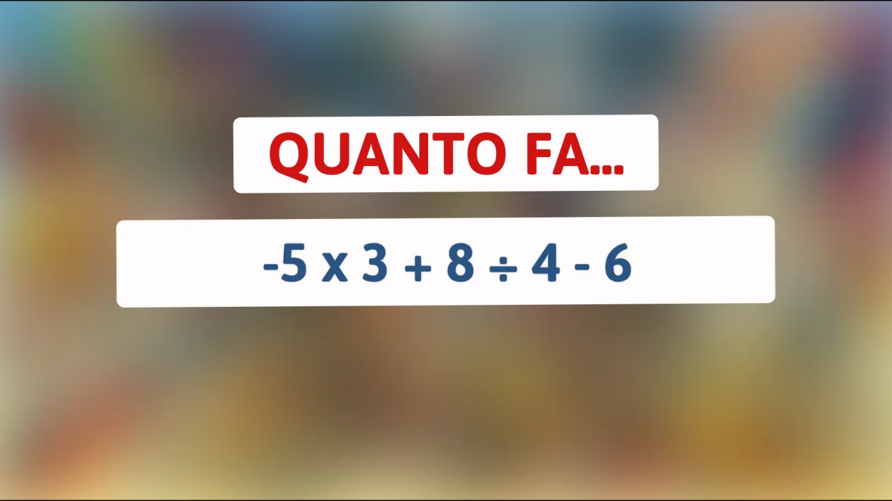 Scopri se sei un vero genio: risolvi questo indovinello che nessuno riesce a risolvere!"