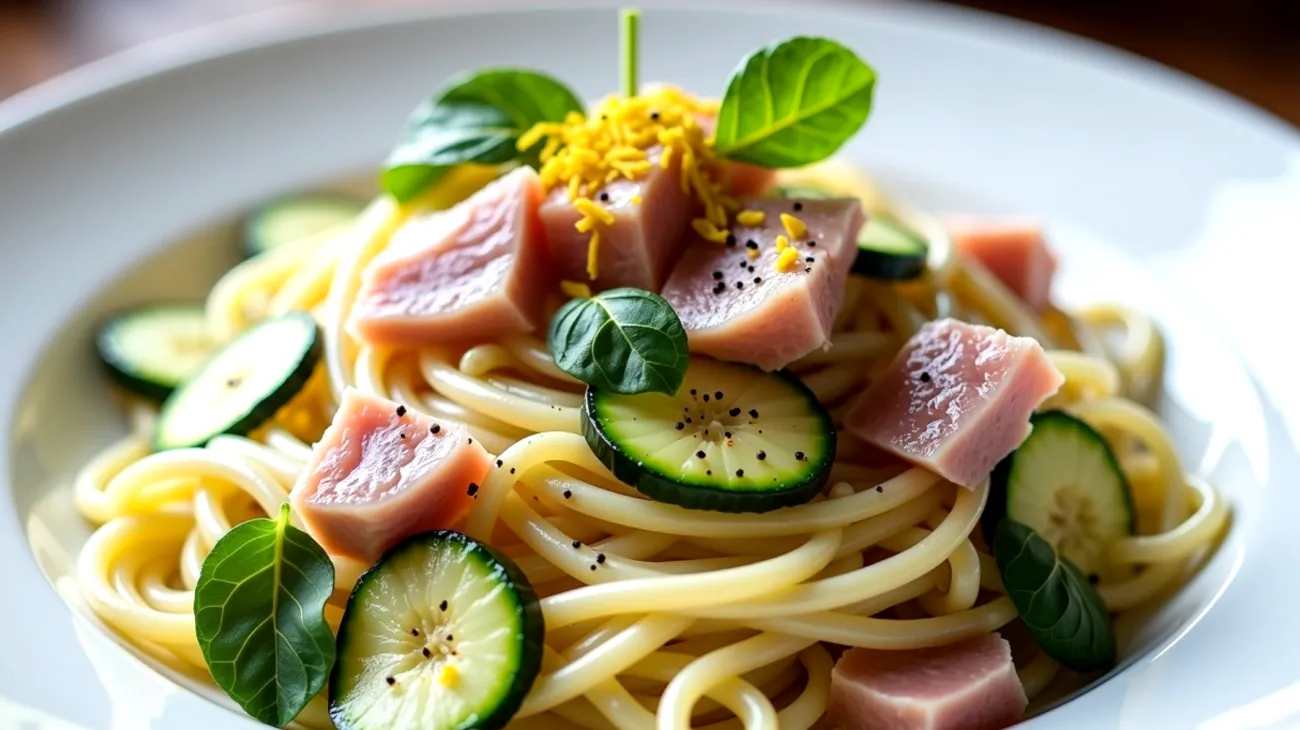 Spaghettini tonno zucchine"