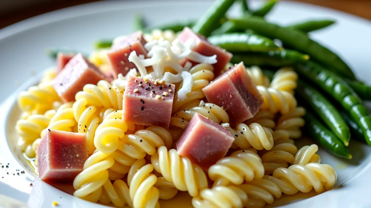 Tonno fresco fave croccanti ricotta salata"