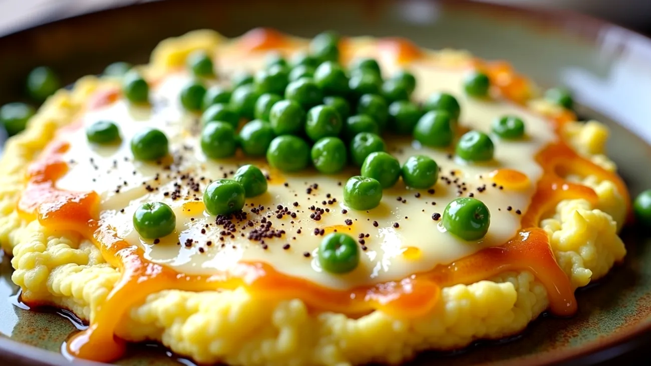 frittata pecorino piselli freschi"
