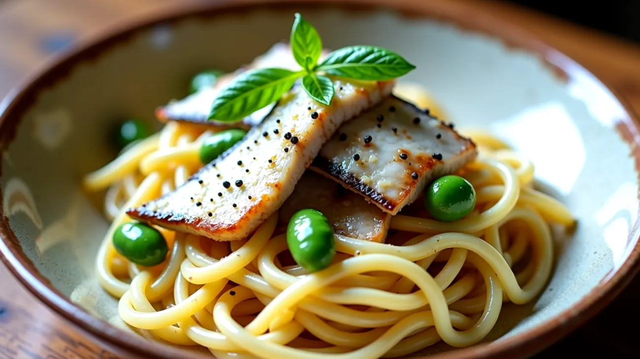 linguine sgombro pecorino"