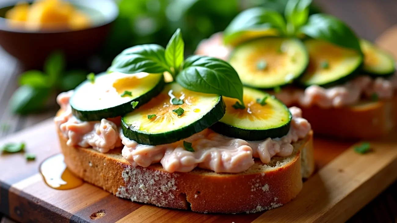 pane casereccio zucchine tonno"