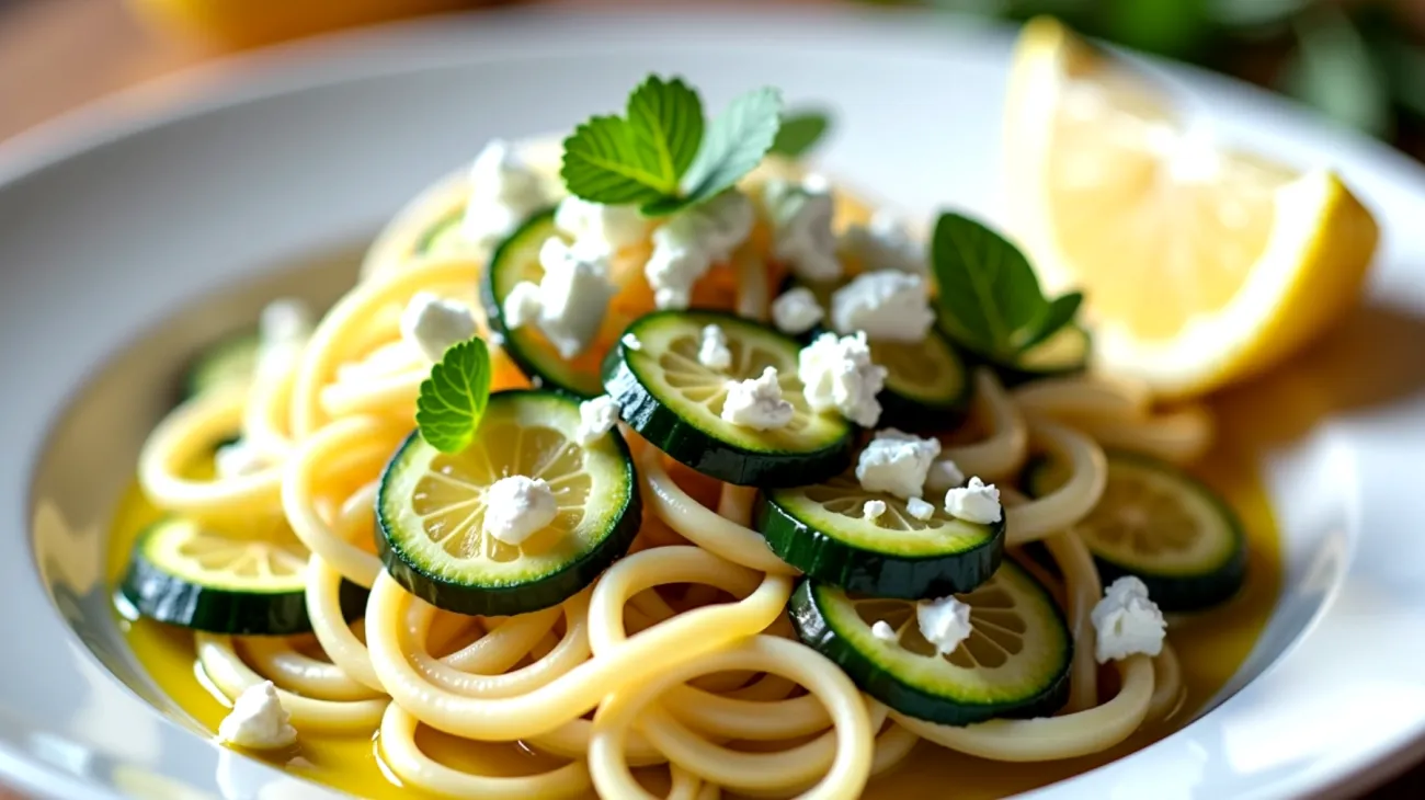 trofiette limone feta"